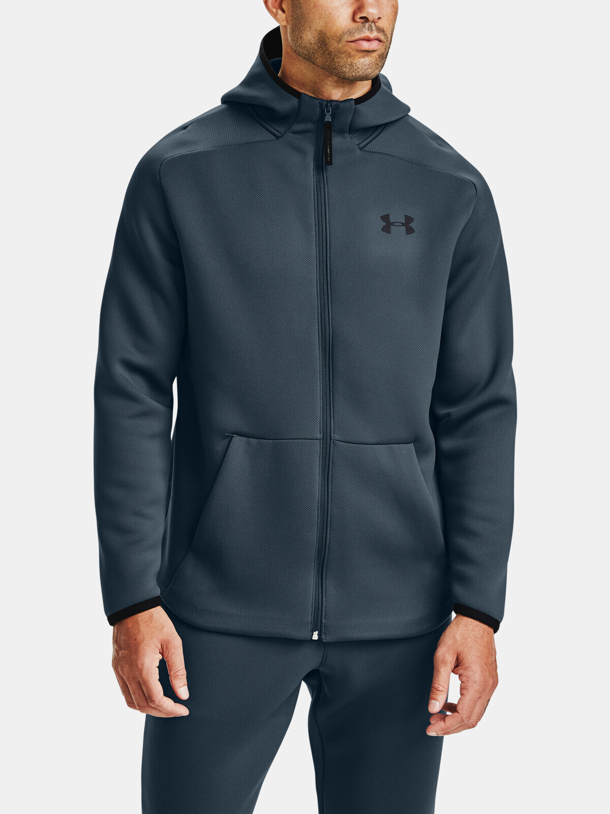 Under Armour Sweatshirt /MOVE FZ HOODIE-BLU - Men's