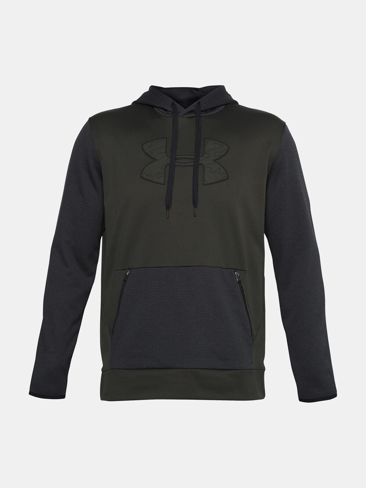Under Armour Sweatshirt AF Textured Big Logo HD-GRN - Mens