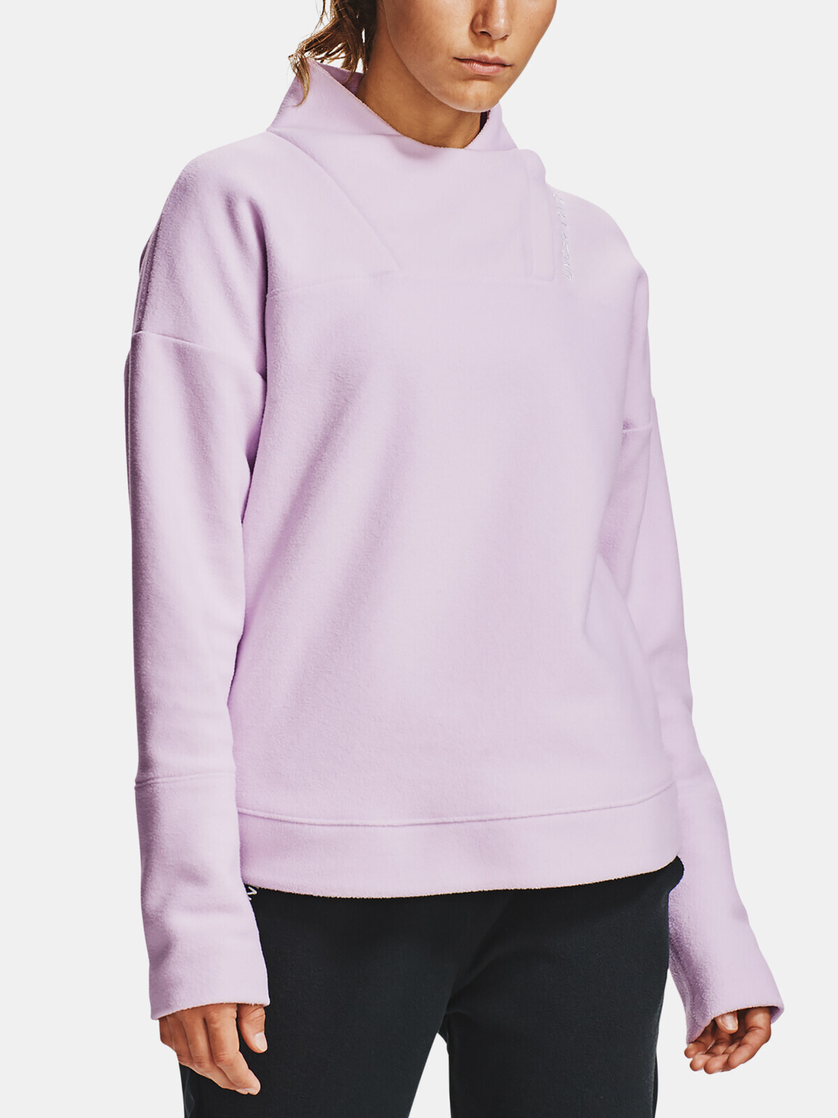 Under Armour Sweatshirt Recover Fleece Wrap Neck-PPL - Ladies