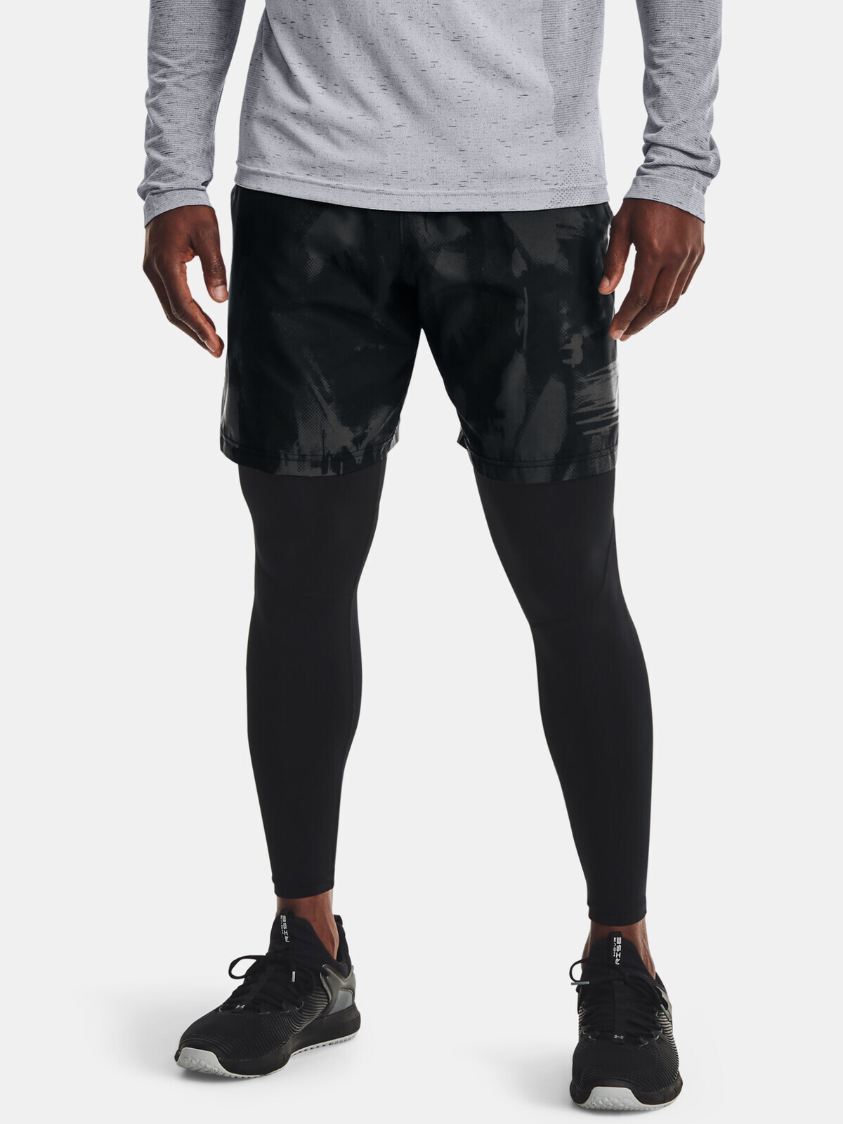 Under Armour Shorts Woven Adapt Shorts-BLK - Men's