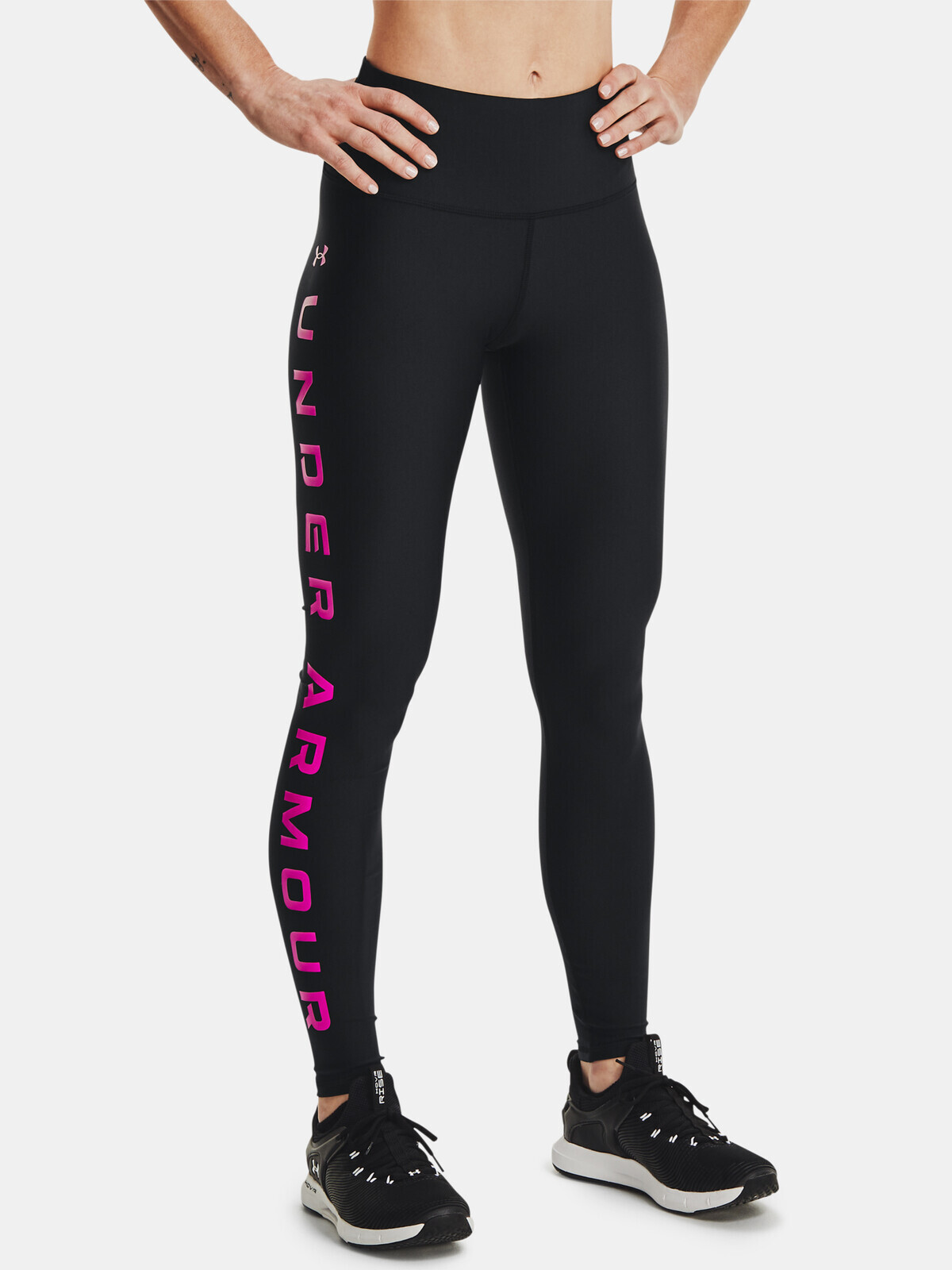 Under Armour Leggings UA HG Armour Branded Leg NS-BLK - Ladies