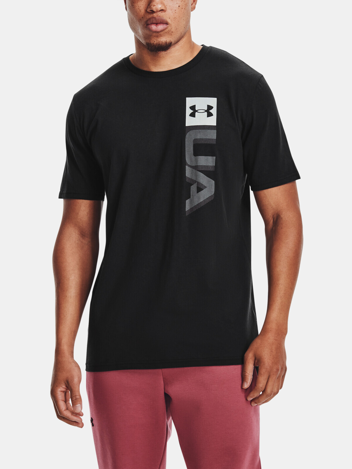 Under Armour Tričko UA BOXED WORDMARK SS-BLK