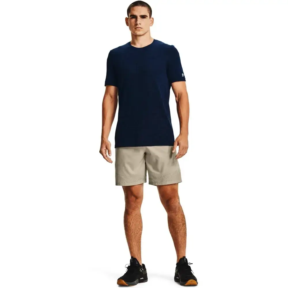 Under Armour T-shirt UA Seamless Wordmark SS-NVY - Men's