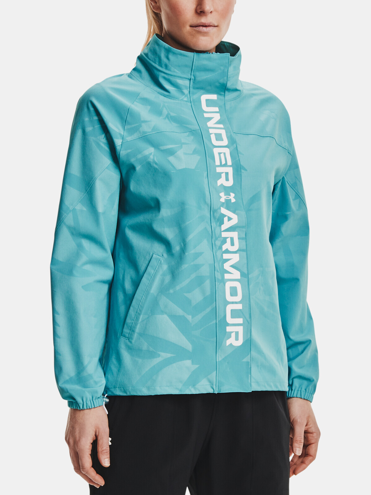 Under Armour Bunda Recover Woven Emboss FZ Jkt-BLU