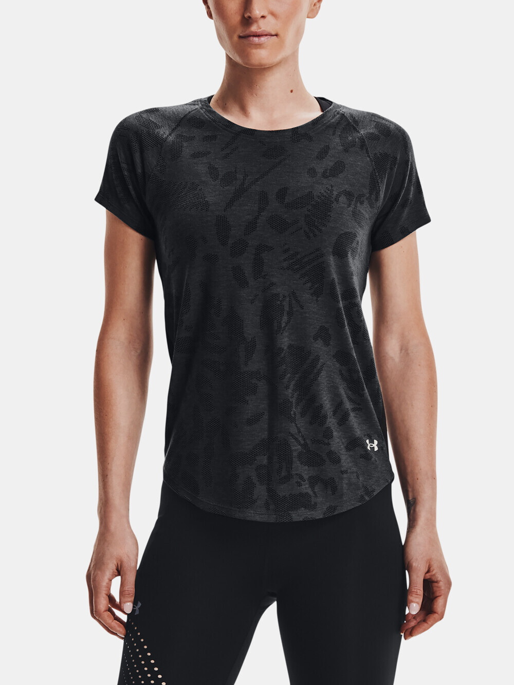 Under Armour T-shirt UA Streaker Forest SS-BLK