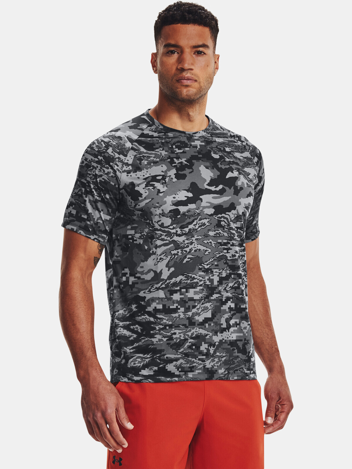 Under Armour T-shirt UA TECH 2.0 CAMO SYMBOL SS-BLK - Men's