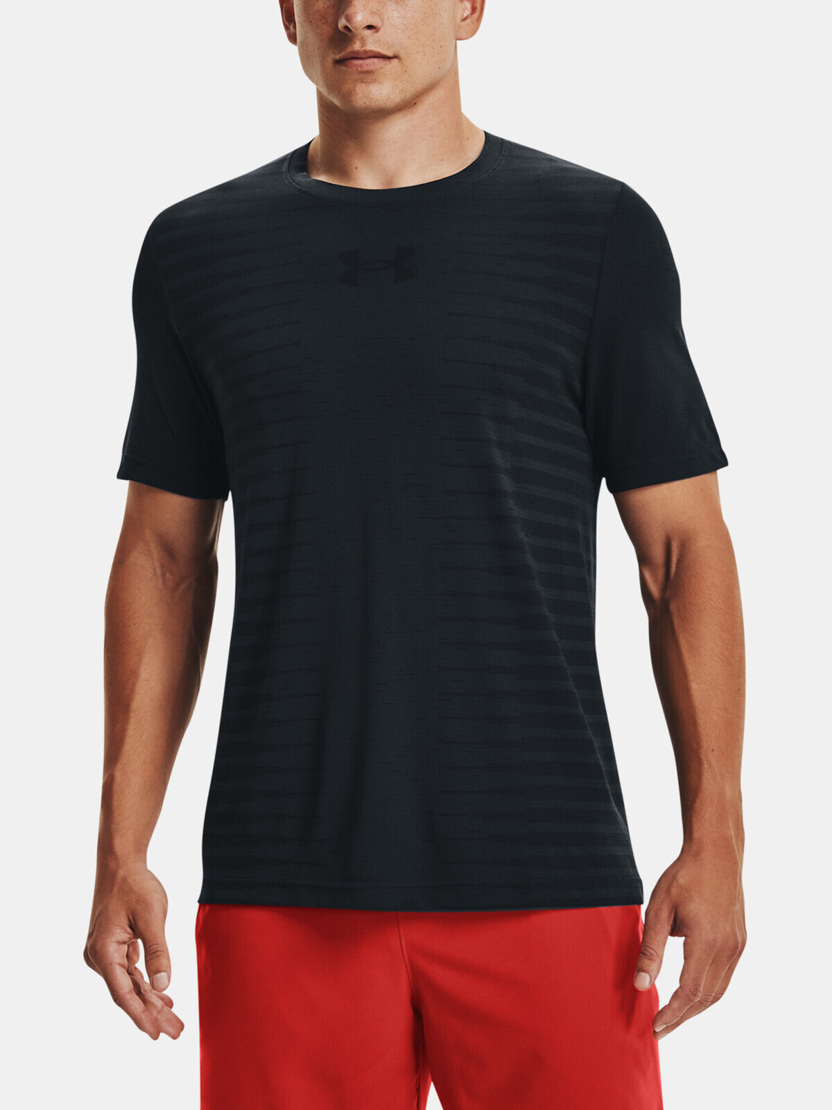 Under Armour T-shirt Seamless Wordmark SS-BLK - Men's