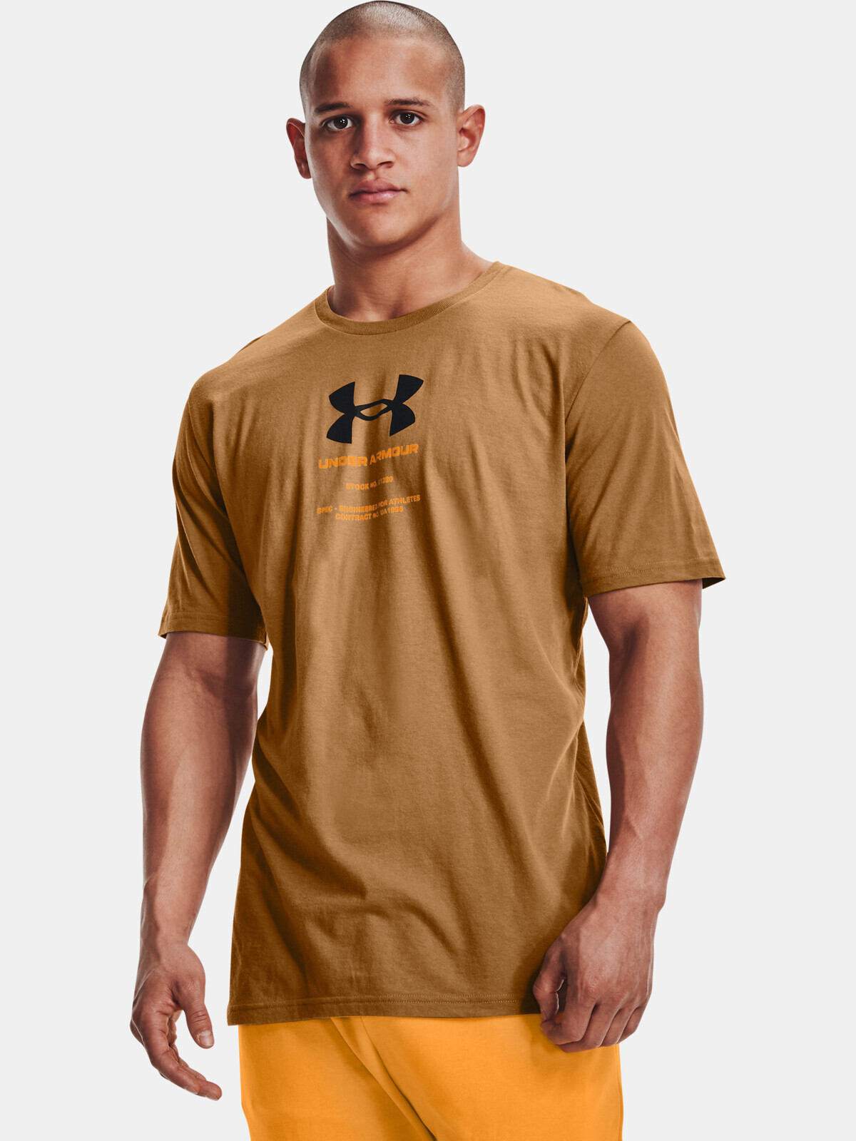 Under Armour T-shirt ENGINEERED SYMBOL SS-BRN - Men's