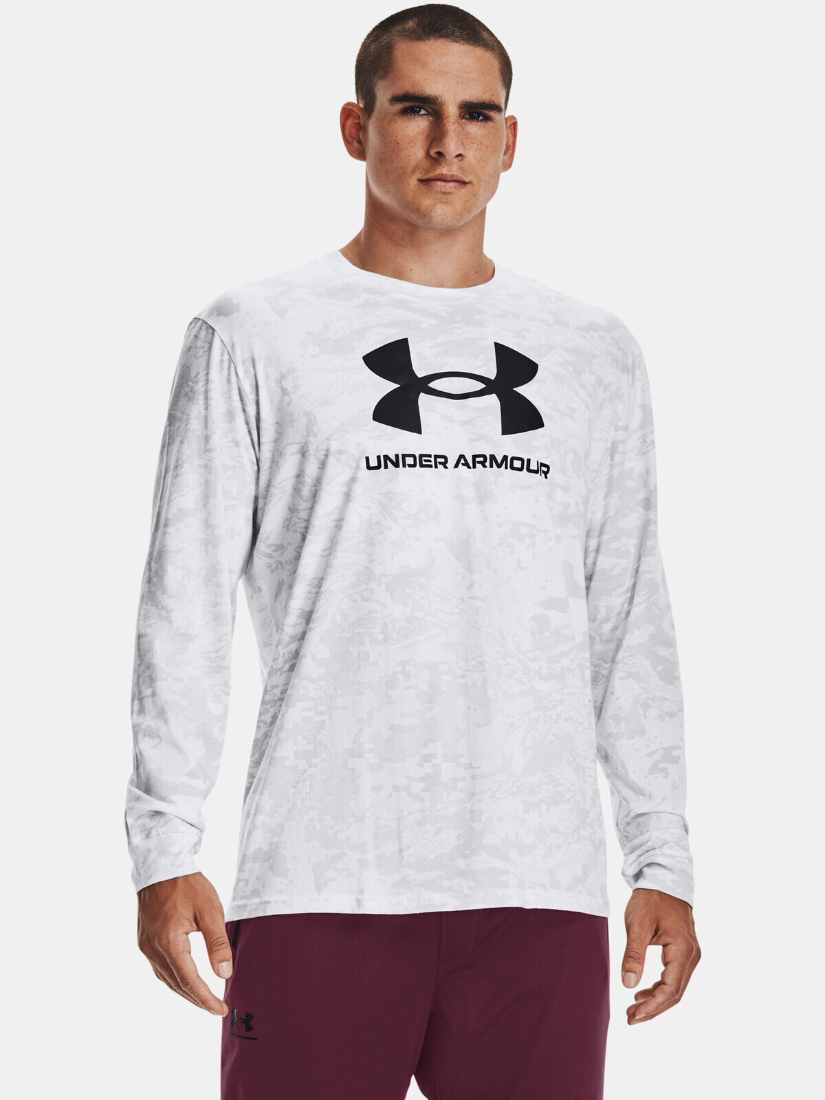 Under Armour T-shirt ABC CAMO LS-WHT - Men's