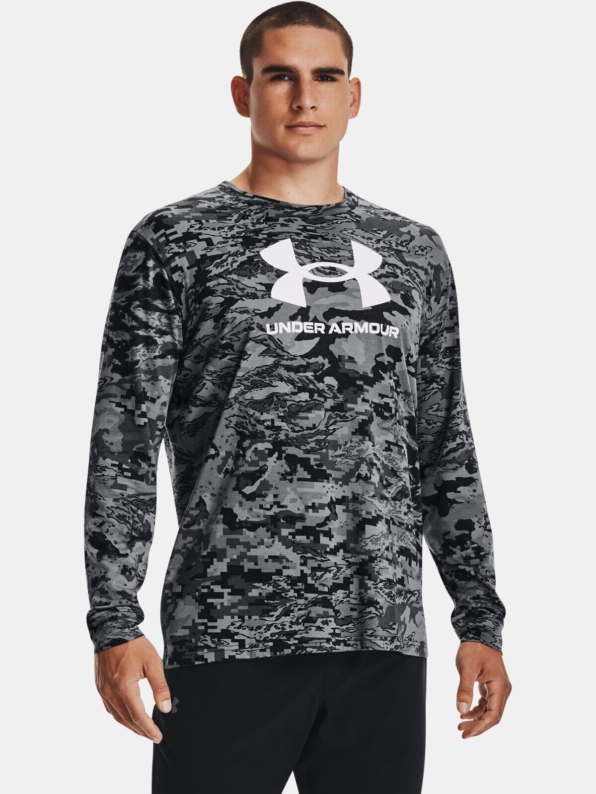 Under Armour T-shirt ABC CAMO LS-BLK - Men's