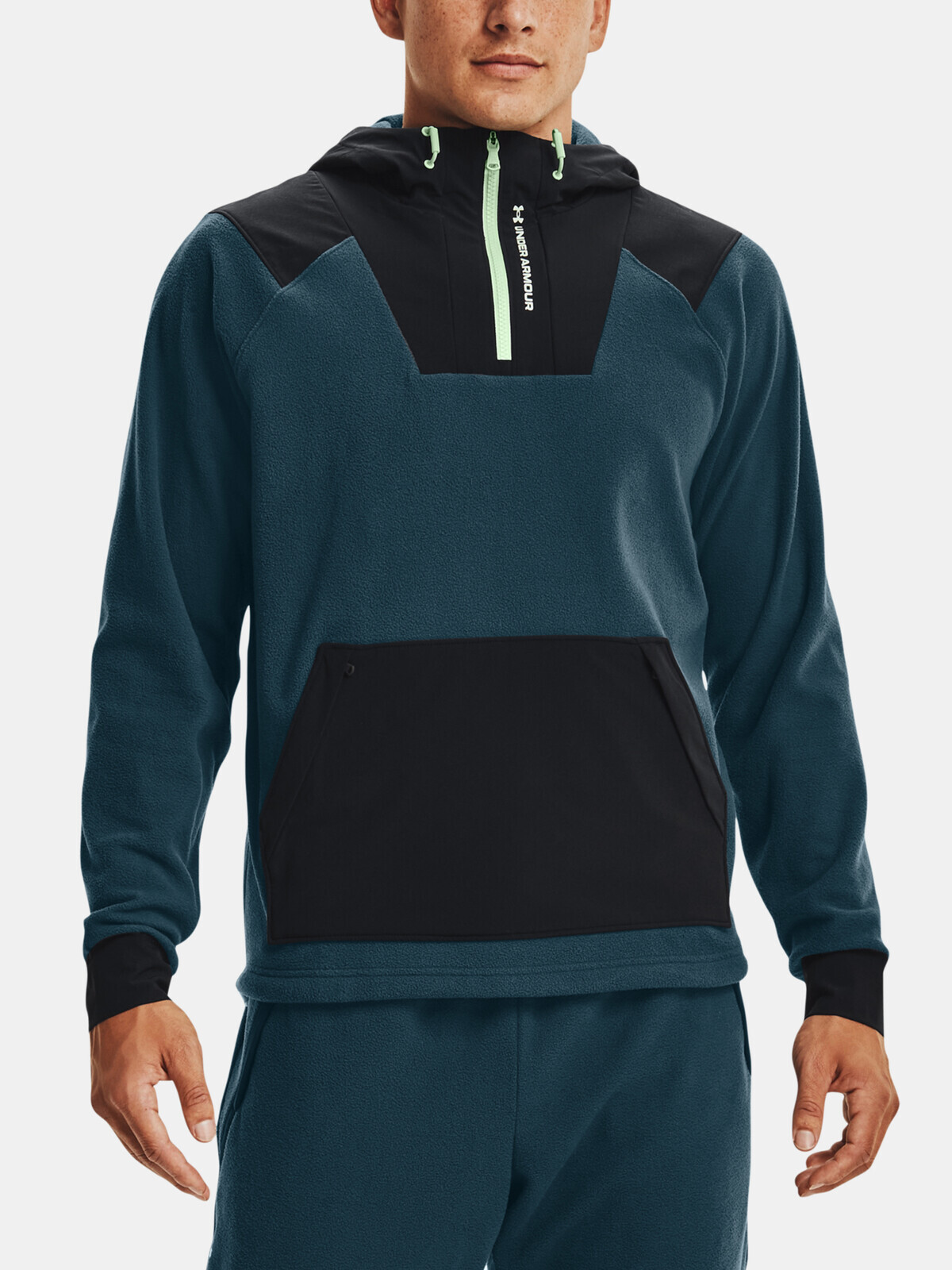 Under Armour Sweatshirt UA RUSH FLEECE HOODIE-BLU - Men's