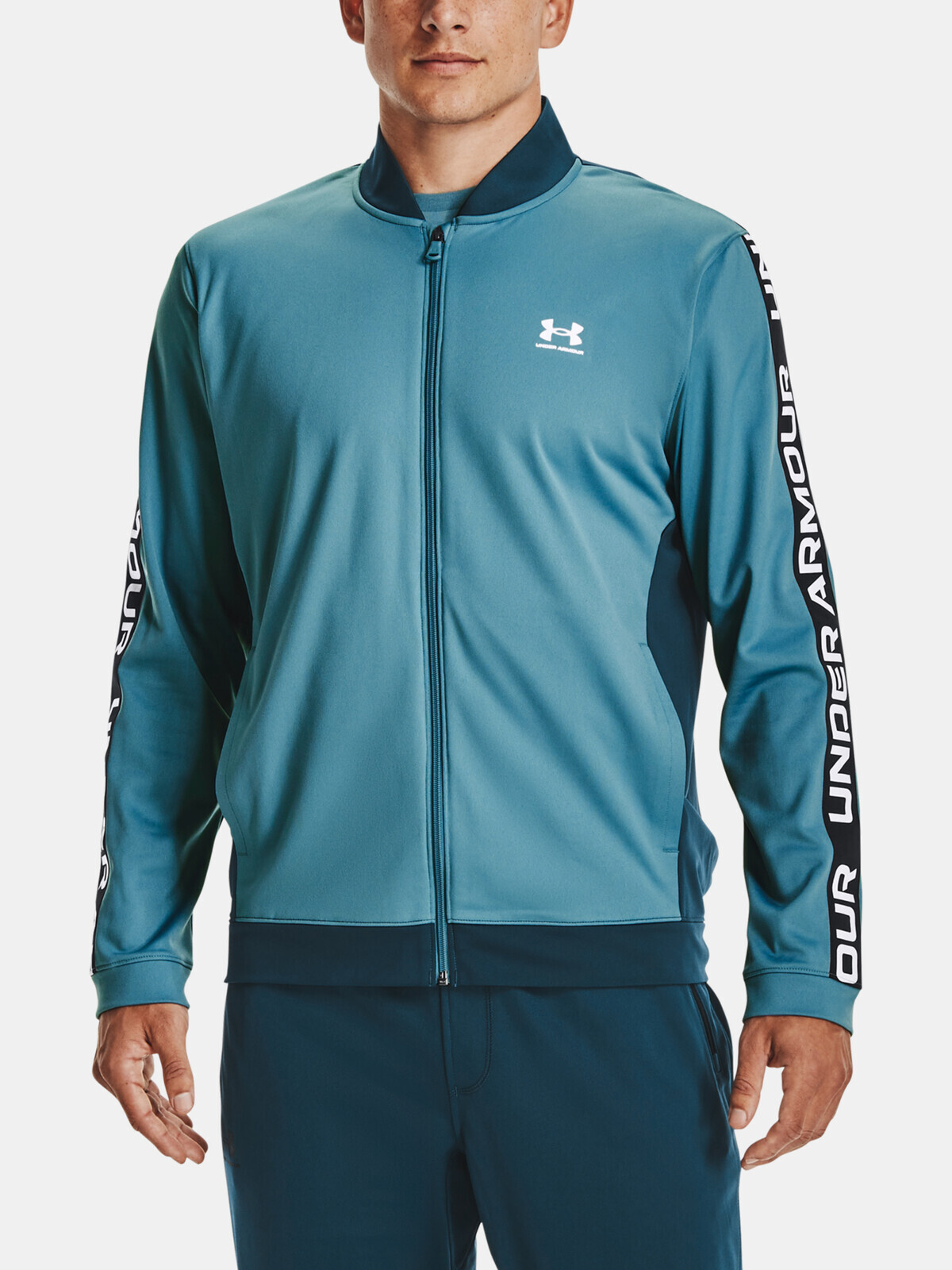 Under Armour Jacket UA TRICOT FASHION JACKET-BLU - Mens