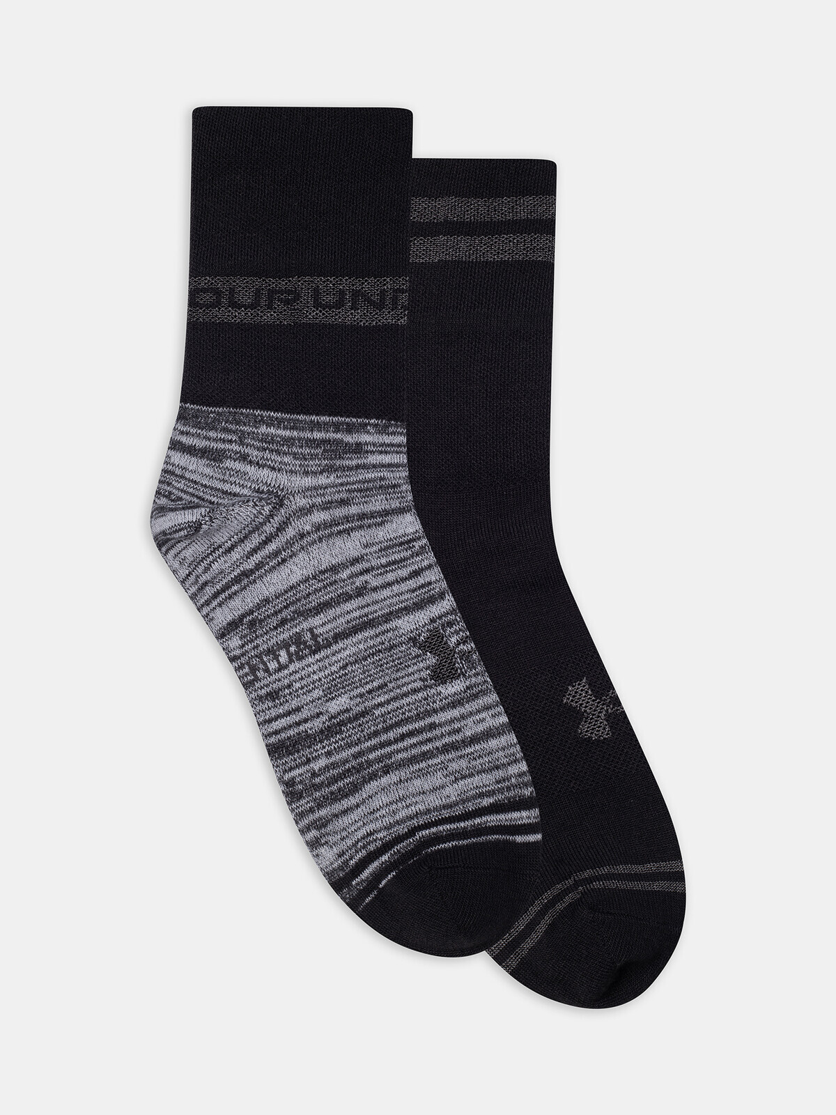 Under Armour Socks UA Essential Hi Lo 2Pk-BLK - unisex