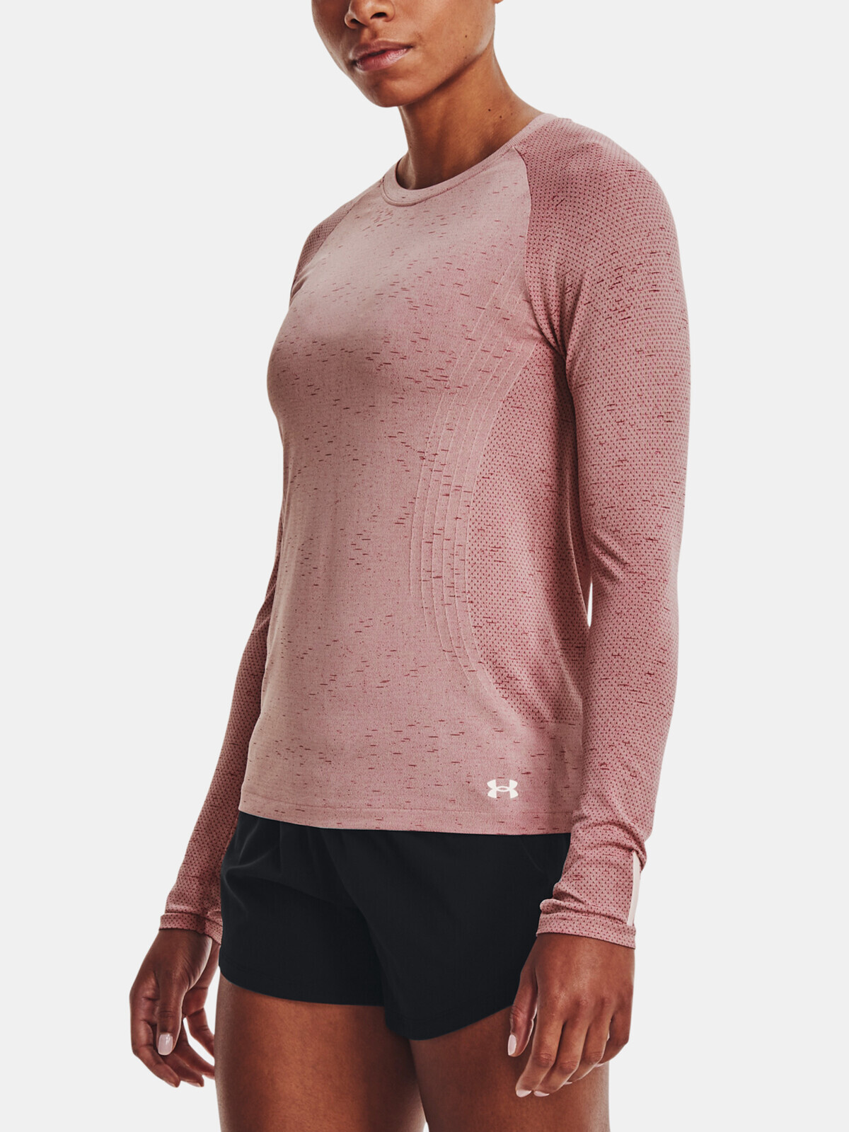 Under Armour T-Shirt UA Seamless Run LS-PNK - Women