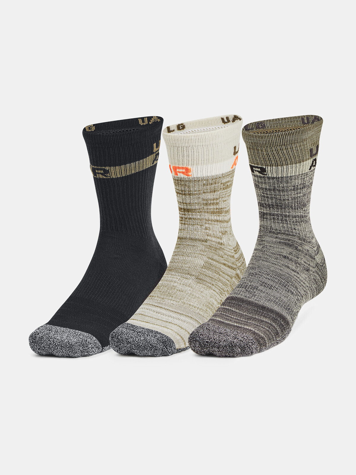 Under Armour Socks UA Heatgear Novelty Crew-GRN - unisex