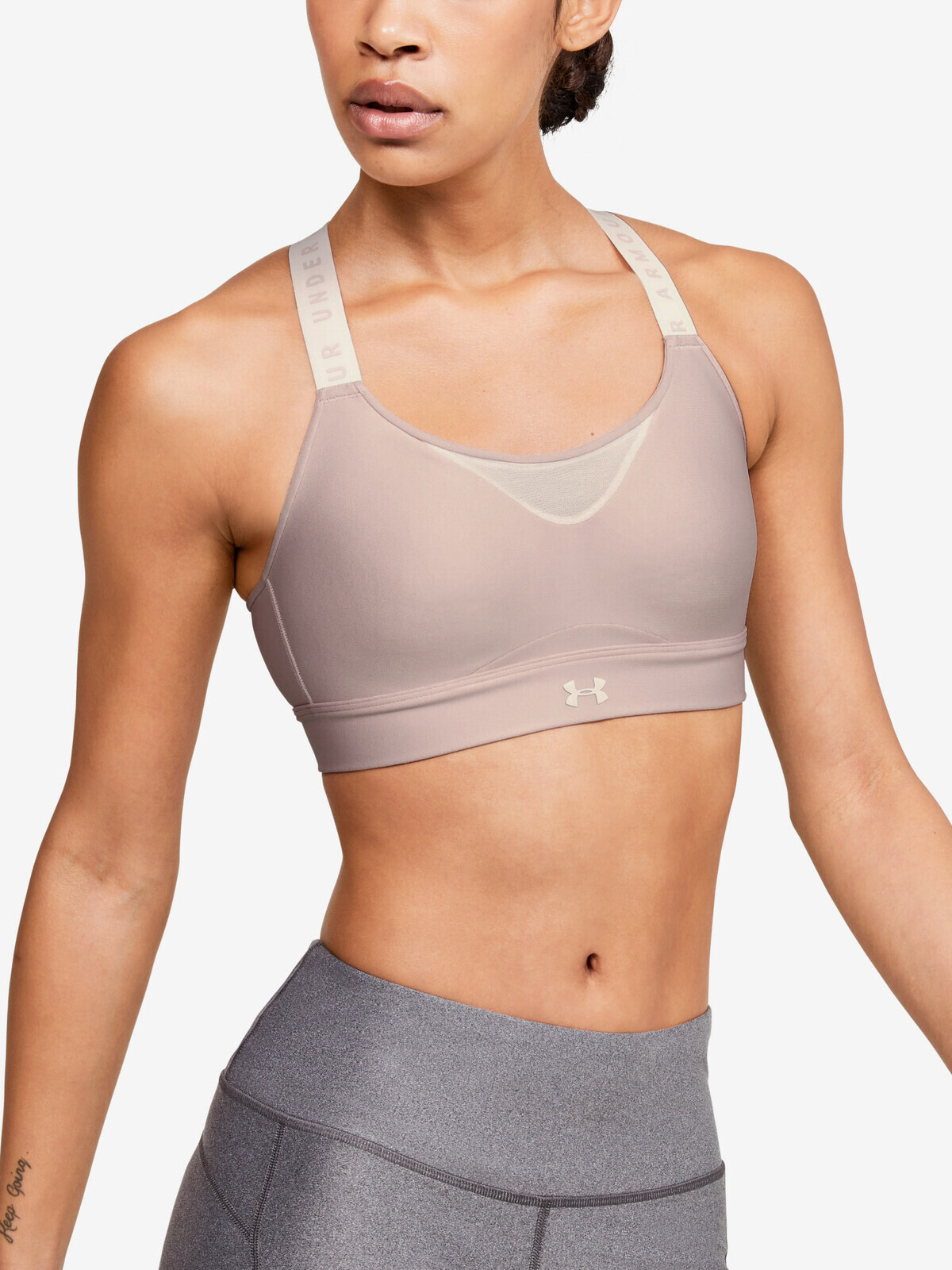 Under Armour Sports Bra Infinity High Bra-PNK - Women