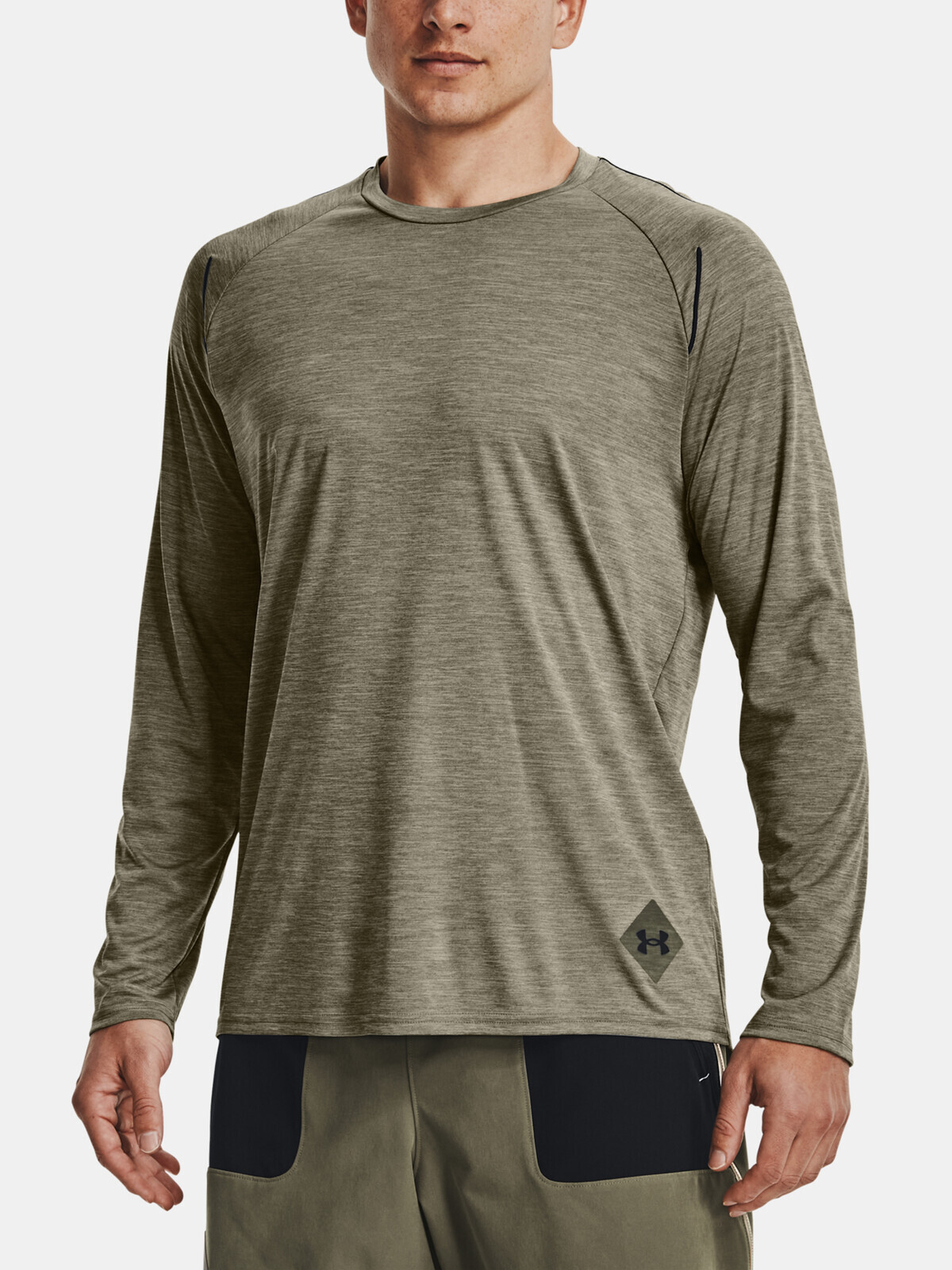 Under Armour T-Shirt UA Terrain Longsleeve-GRN - Men