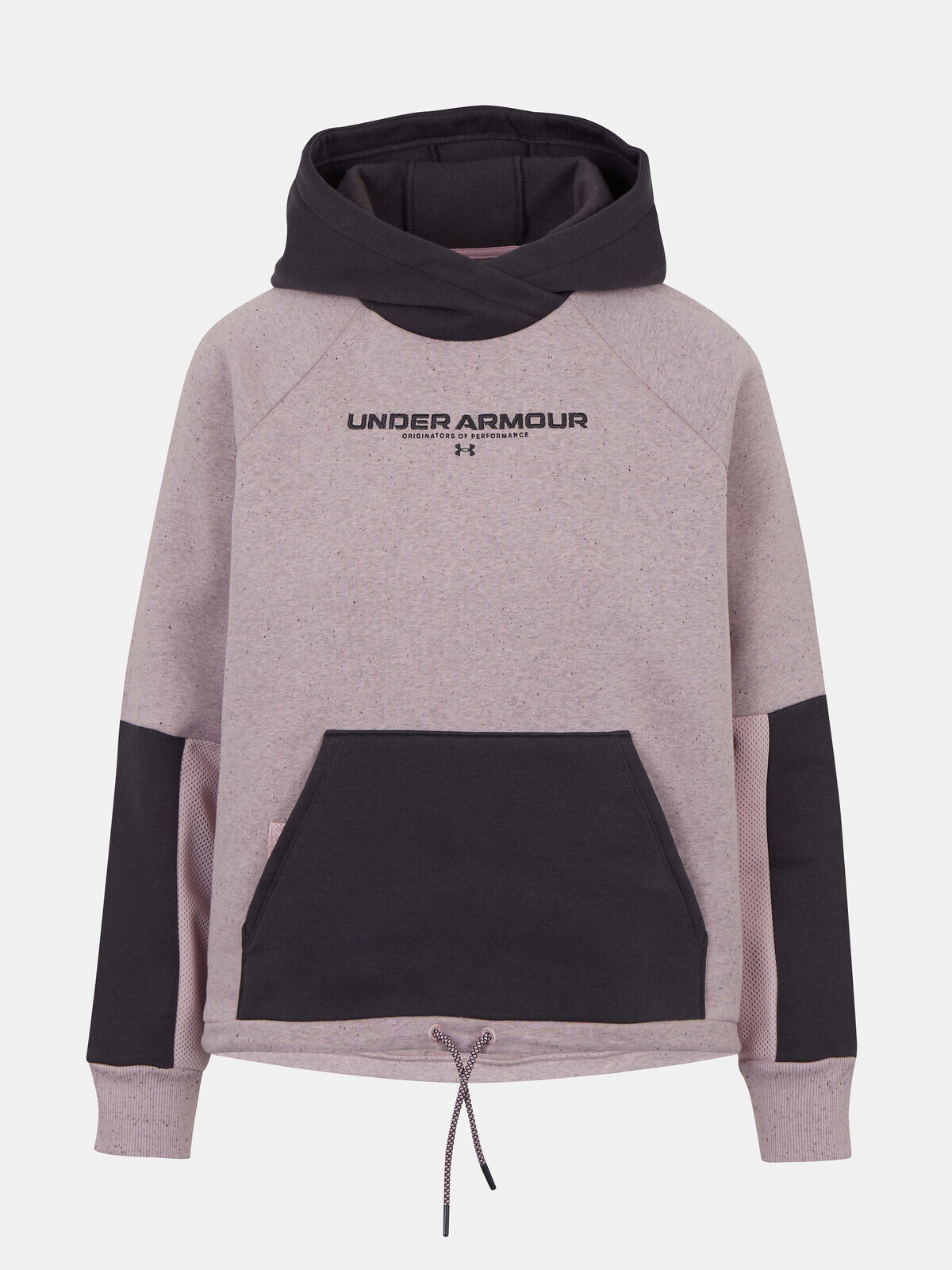 Under Armour Sweatshirt Rival + Fleece Hoodie-PNK - Women