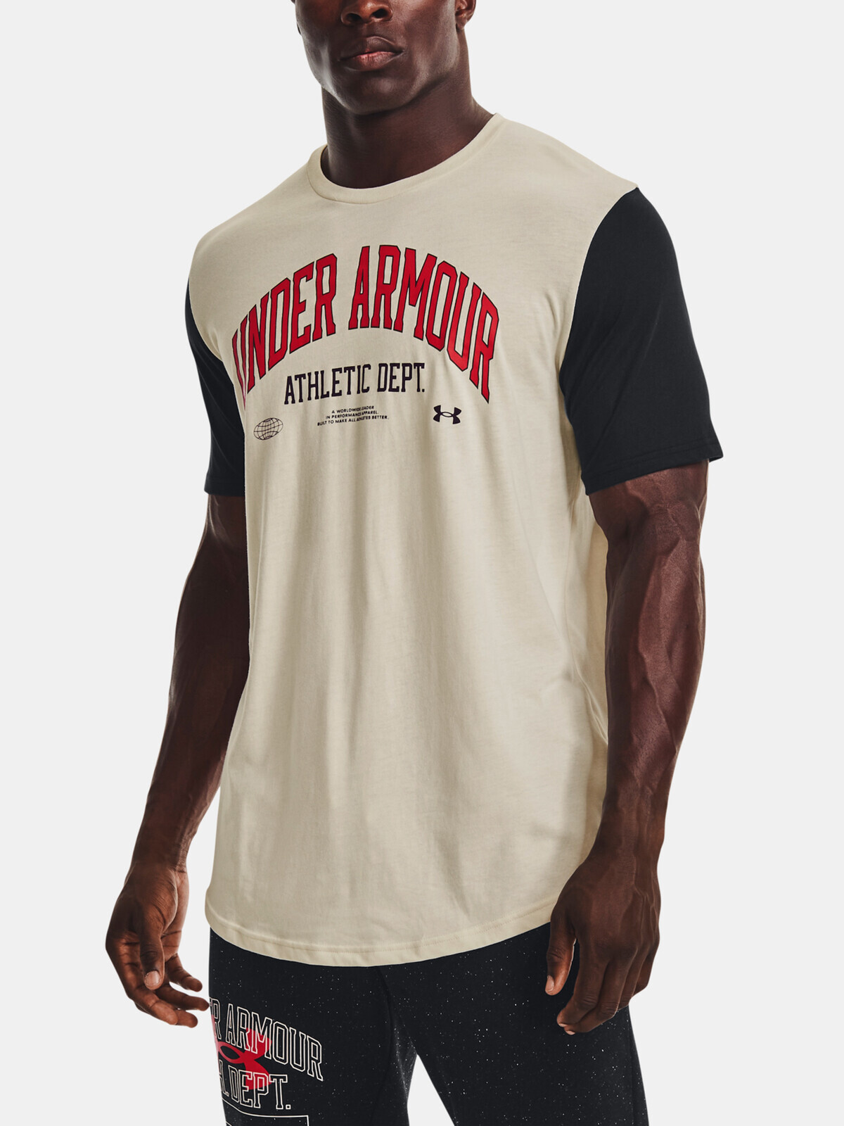Under Armour T-shirt UA ATH DEPT CLRBLK SS-BRN - Men