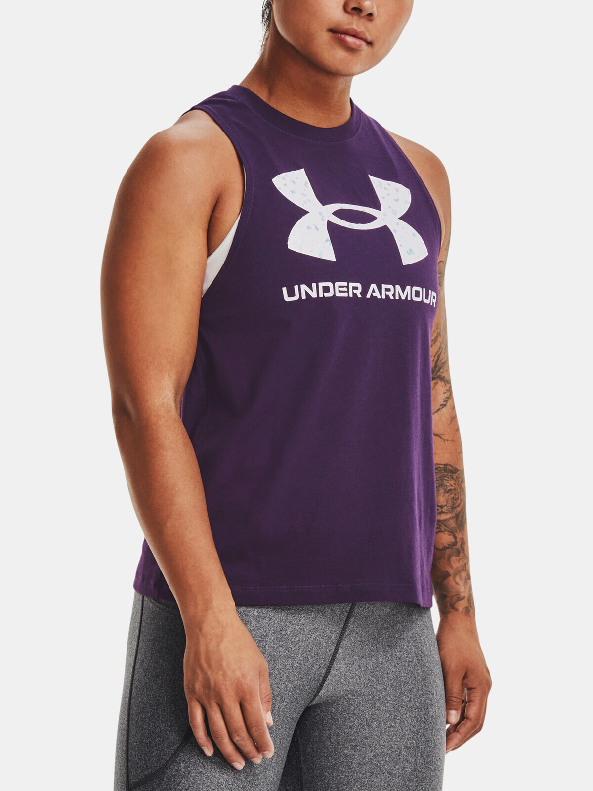 Under Armour Tank Top Live Sportstyle Graphic Tank-PPL - Women