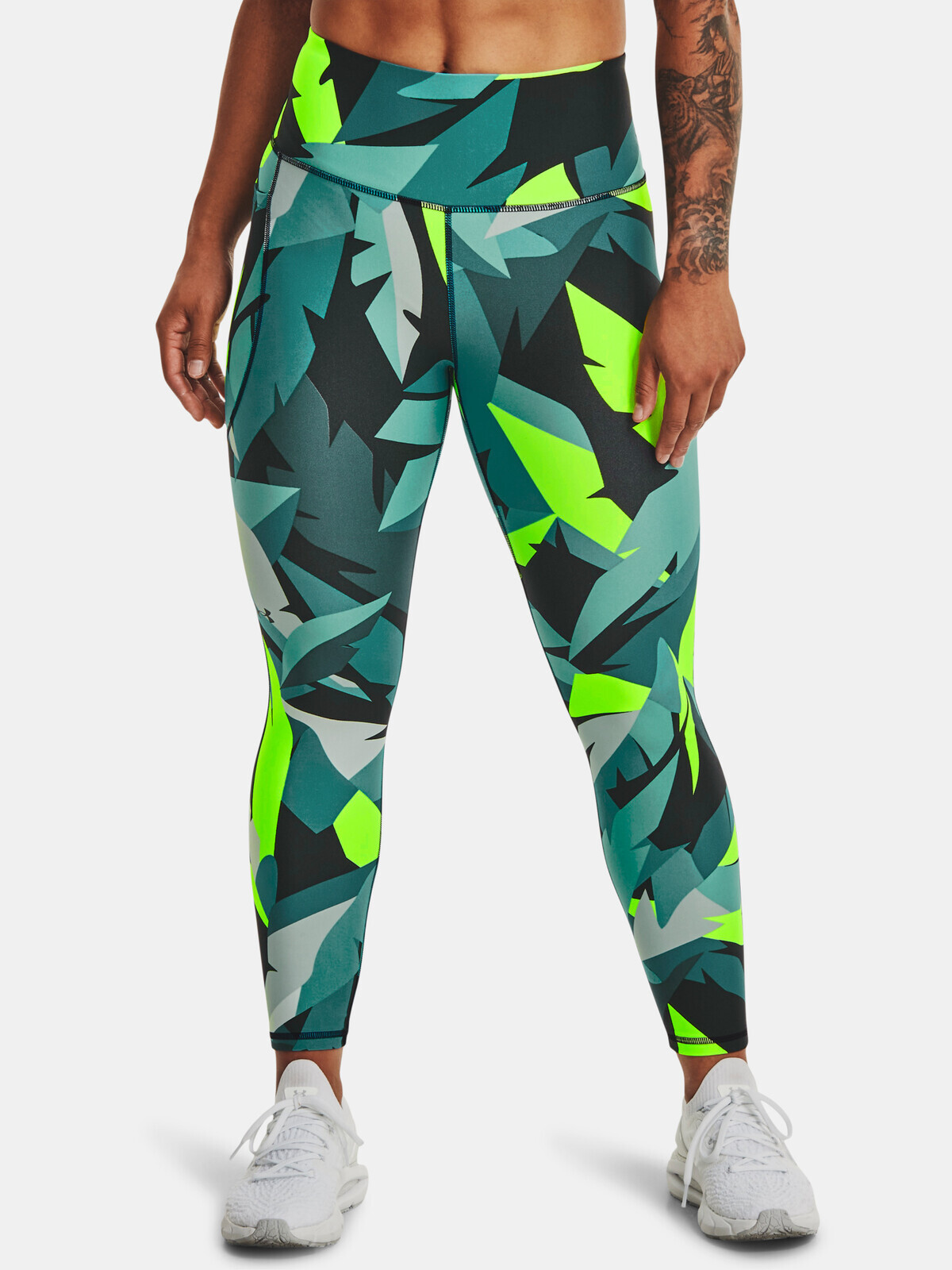 Under Armour Leggings Armour AOP Ankle Leg-GRN - Women