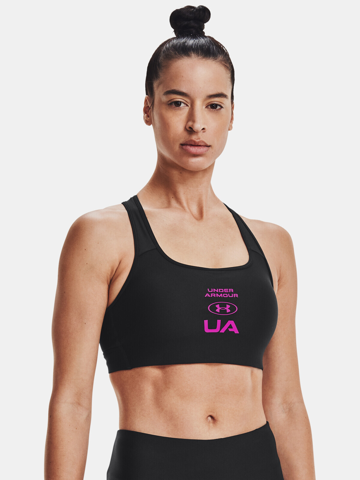 Under Armour Compression Bra Crossback Graphic-BLK - Women