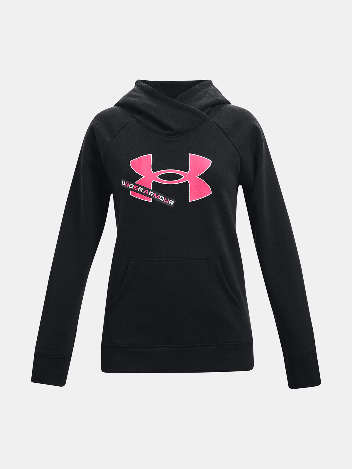 Under Armour Sweatshirt Rival Fleece Logo Hoodie-BLK - Girls