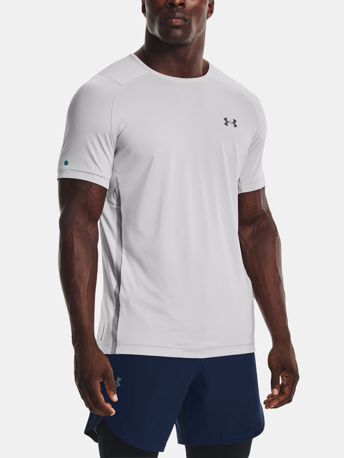 Under Armour T-Shirt UA Rush 2.0 Vent SS-GRY - Men