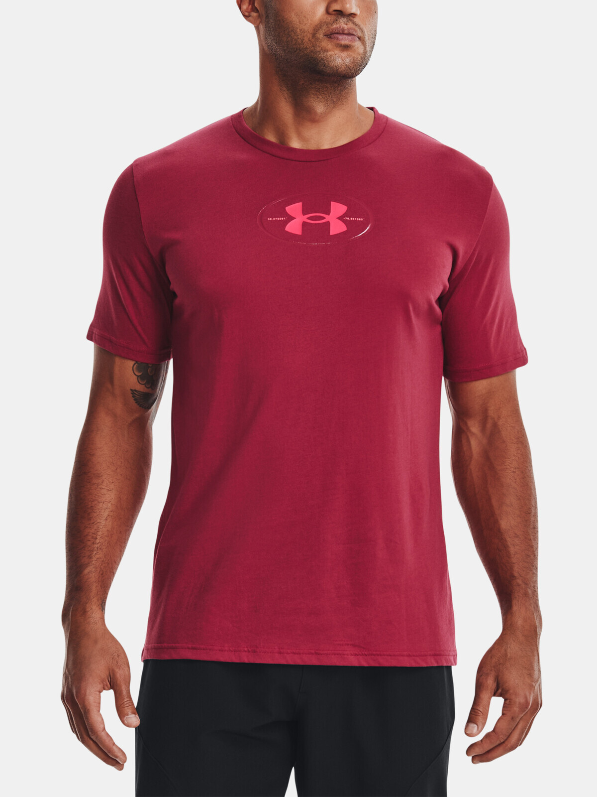 Under Armour T-Shirt UA REPEAT BRANDED SS-PNK - Men