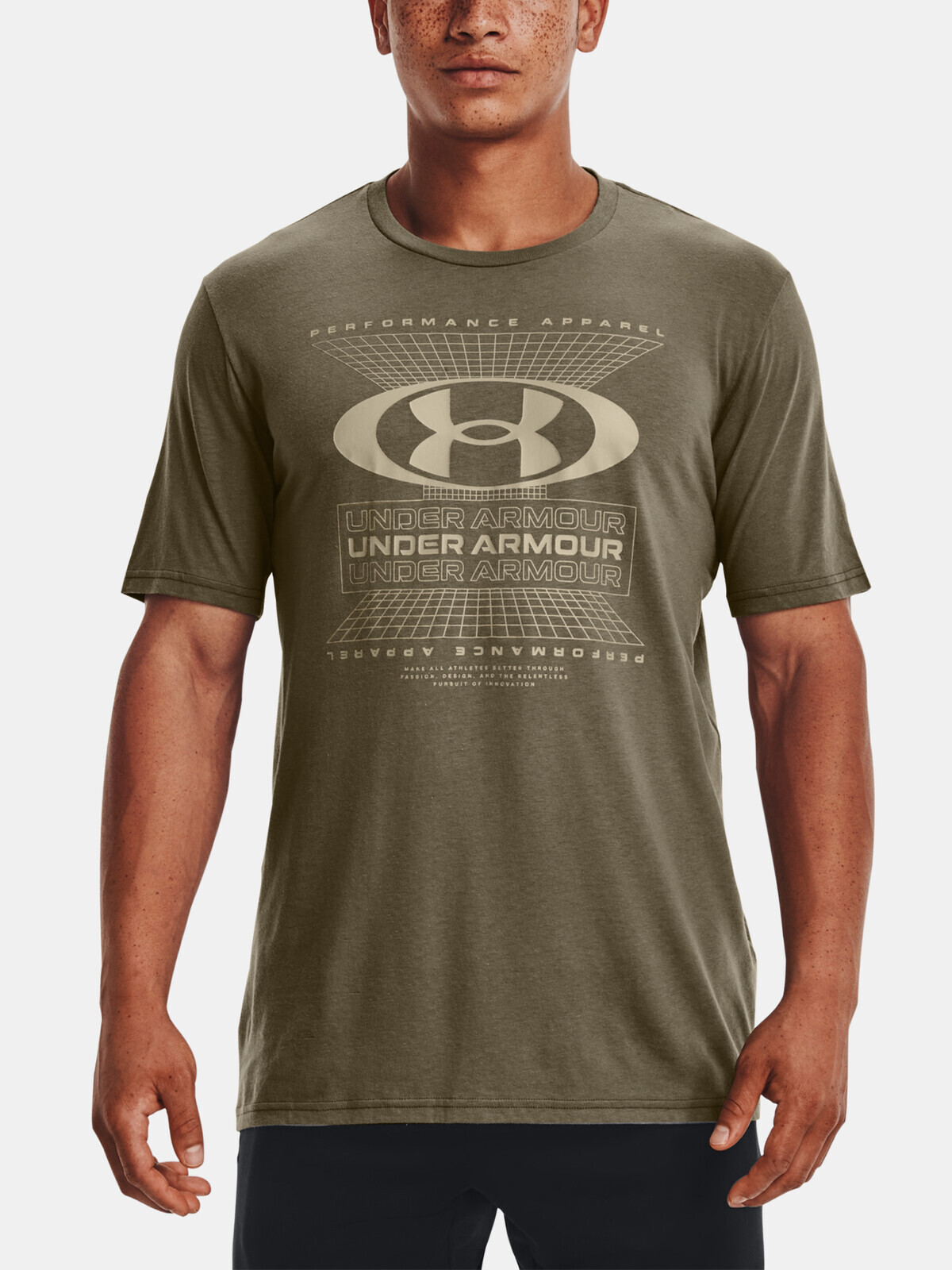 Under Armour T-Shirt UA LOCKERTAG GRID SS-GRN - Men