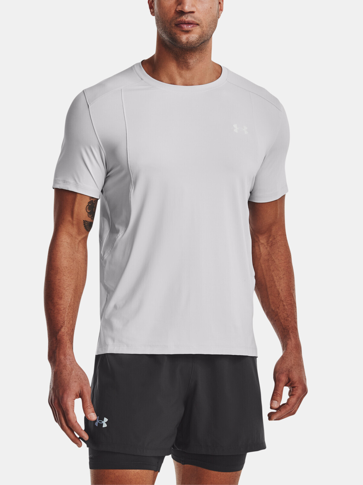 Under Armour T-Shirt UA Iso-Chill Laser Tee-GRY - Men