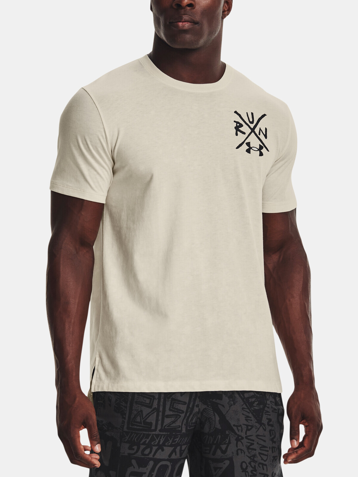 Under Armour T-Shirt UA Destroy All Miles Tee-BRN - Men