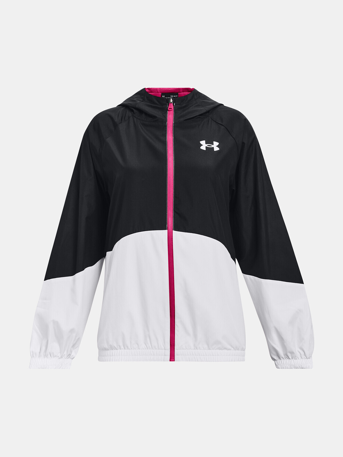 Under Armour Jacket Woven FZ Jacket-BLK - Girls