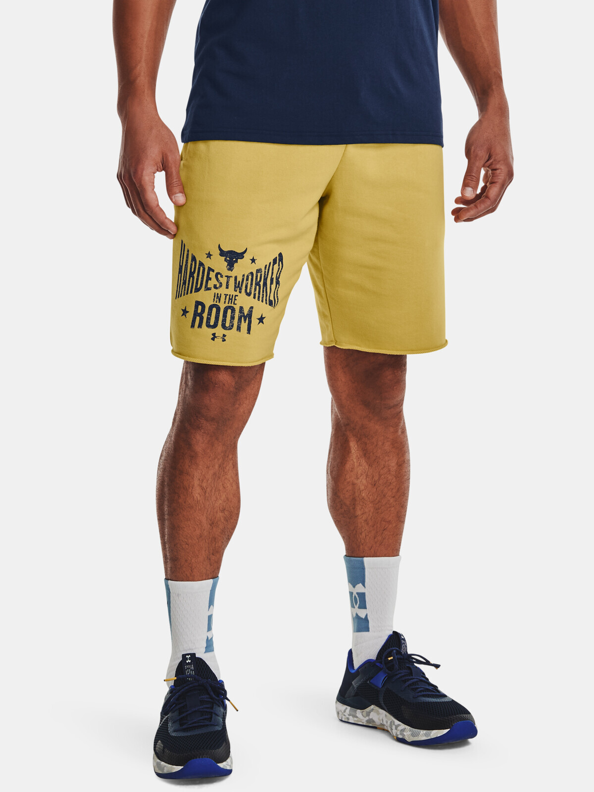 Under Armour Shorts UA Pjt Rock Terry Shorts-YLW - Mens