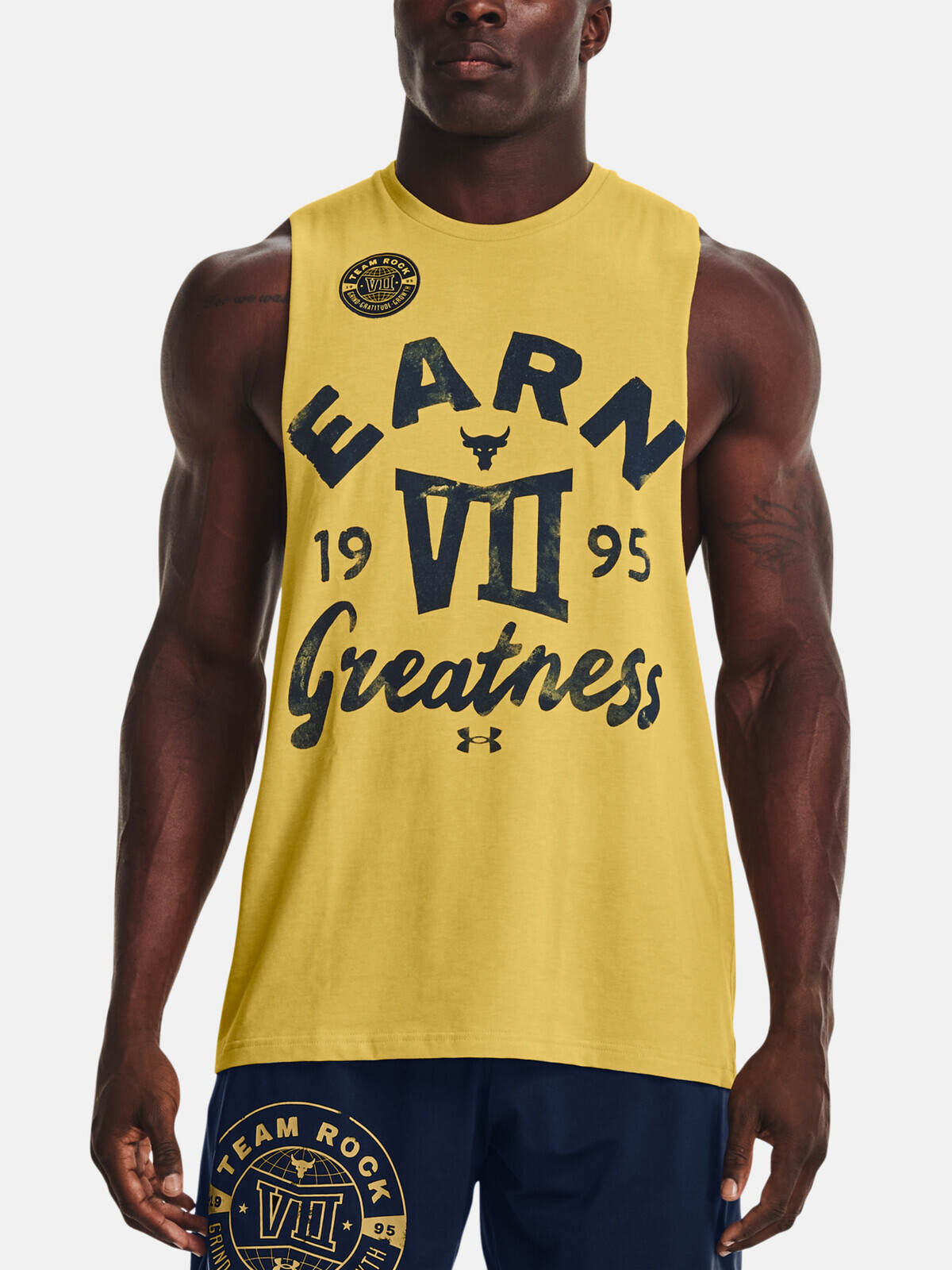 Under Armour Tank Top UA Pjt Rk Earn Greatness Tnk-YLW - Mens