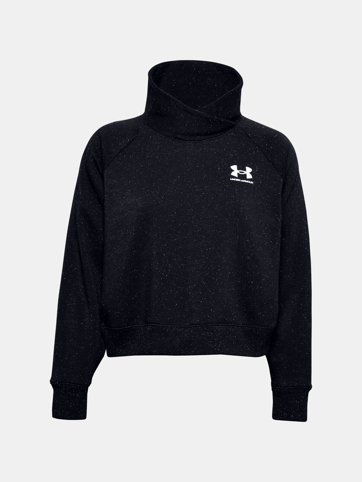 Under Armour Sweatshirt Rival Fleece Wrap Neck PO-BLK - Women