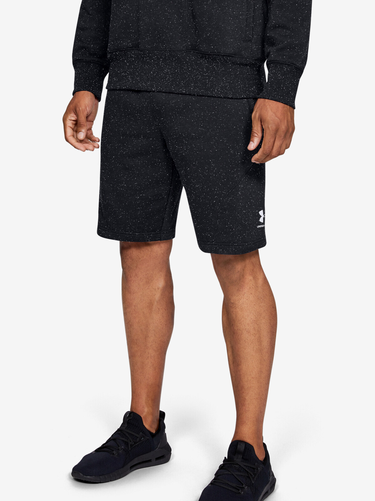 Under Armour Shorts SPECKLED FLEECE SHORT-BLK - Mens
