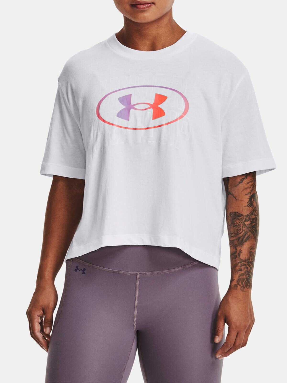Dámske tričko Under Armour Live Novelty SS-WHT