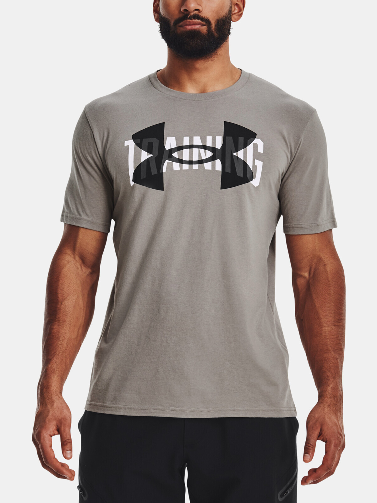 Under Armour T-shirt UA TRAINING OVERLAY SS-GRY - Men