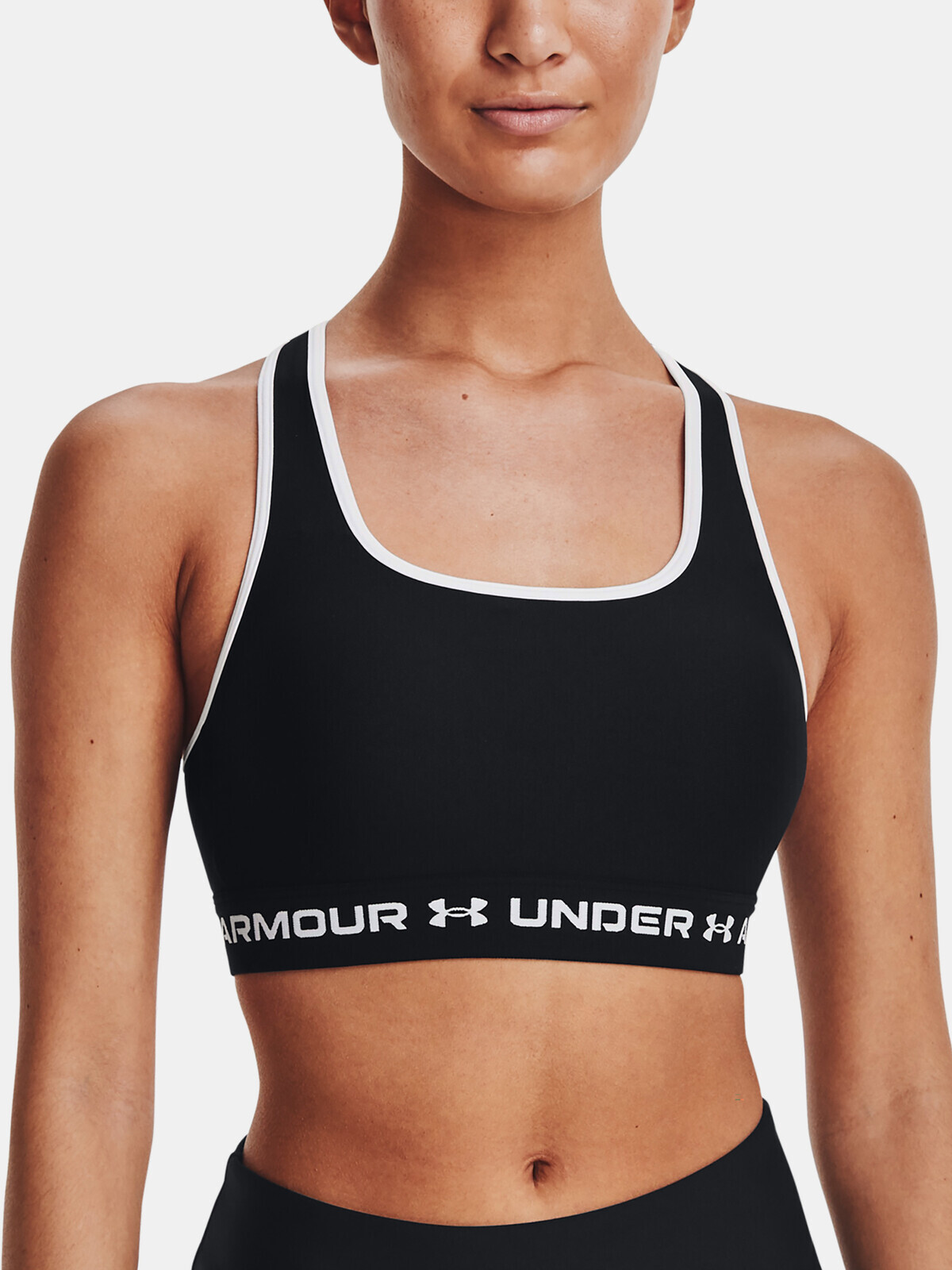 Under Armour Bra UA Crossback Mid Bra Pkt-BLK - Women