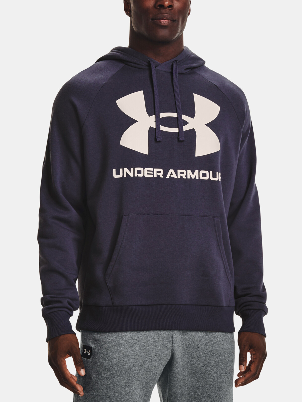 Bundy a mikiny pre mužov Under Armour - sivá, fialová