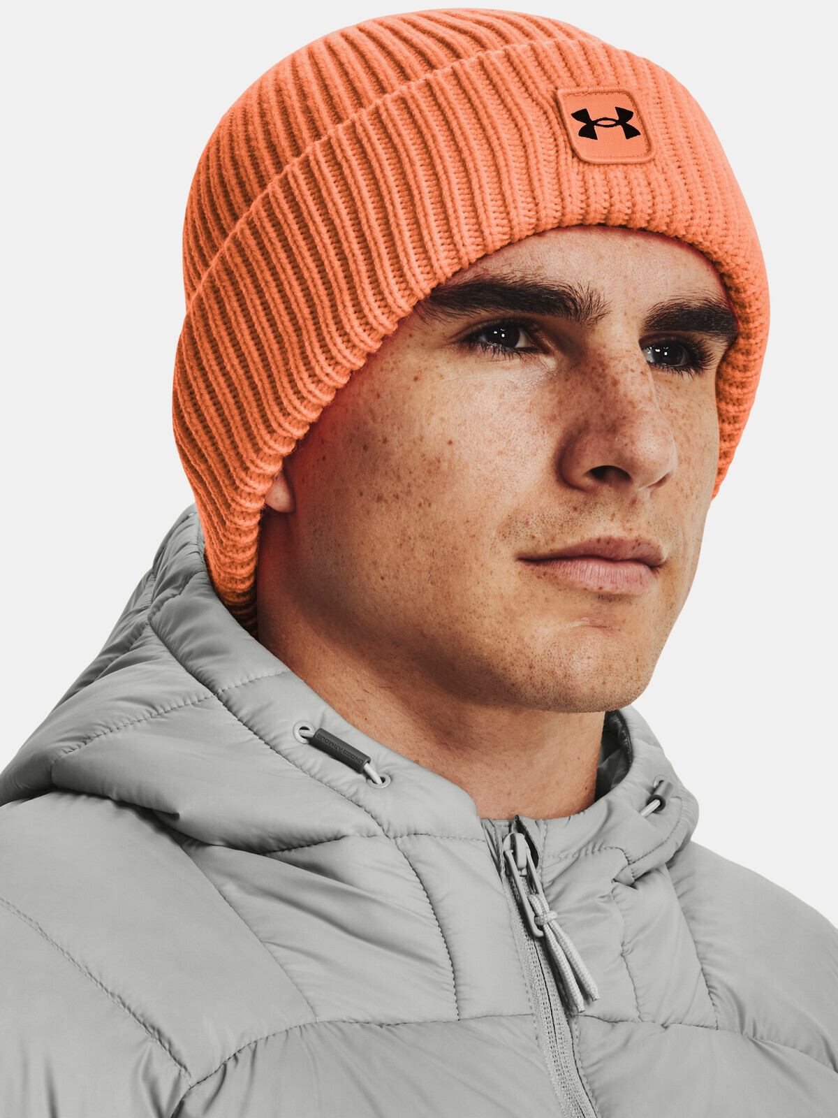 Under Armour Beanie UA Halftime Ribbed-ORG - Mens