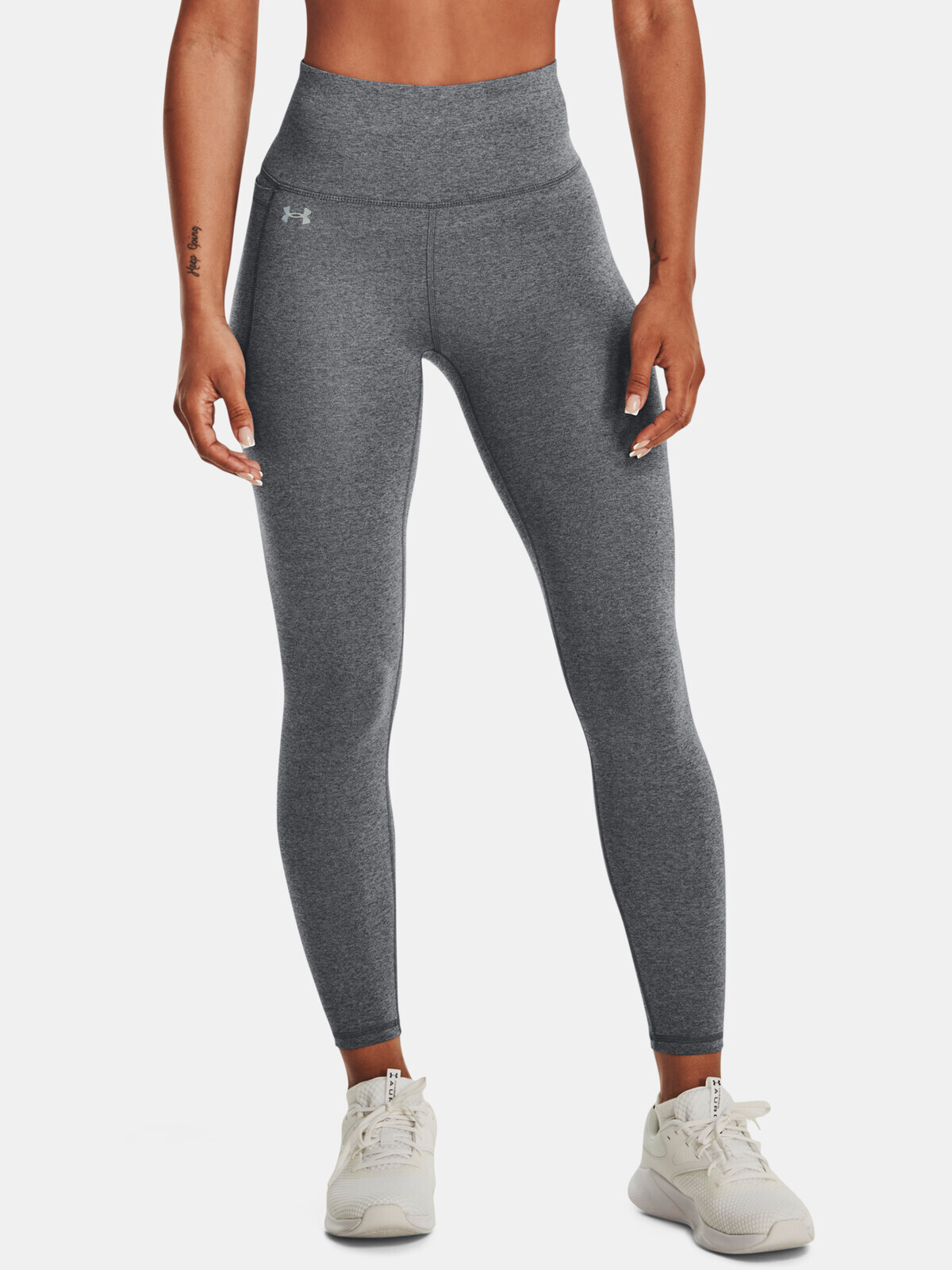 Under Armour Leggings Motion Hthr Ankle Leg-BLK - Women