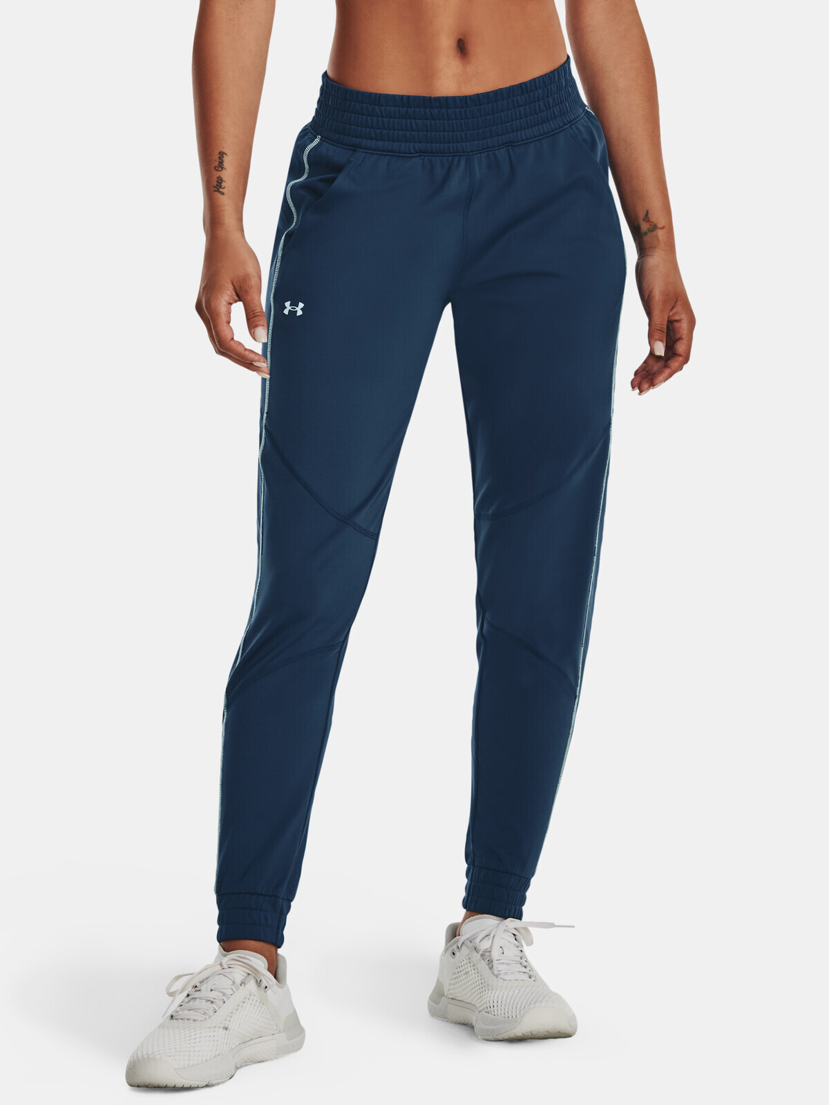 Tmavomodré dámske nohavice Under Armour UA Train CW Pant