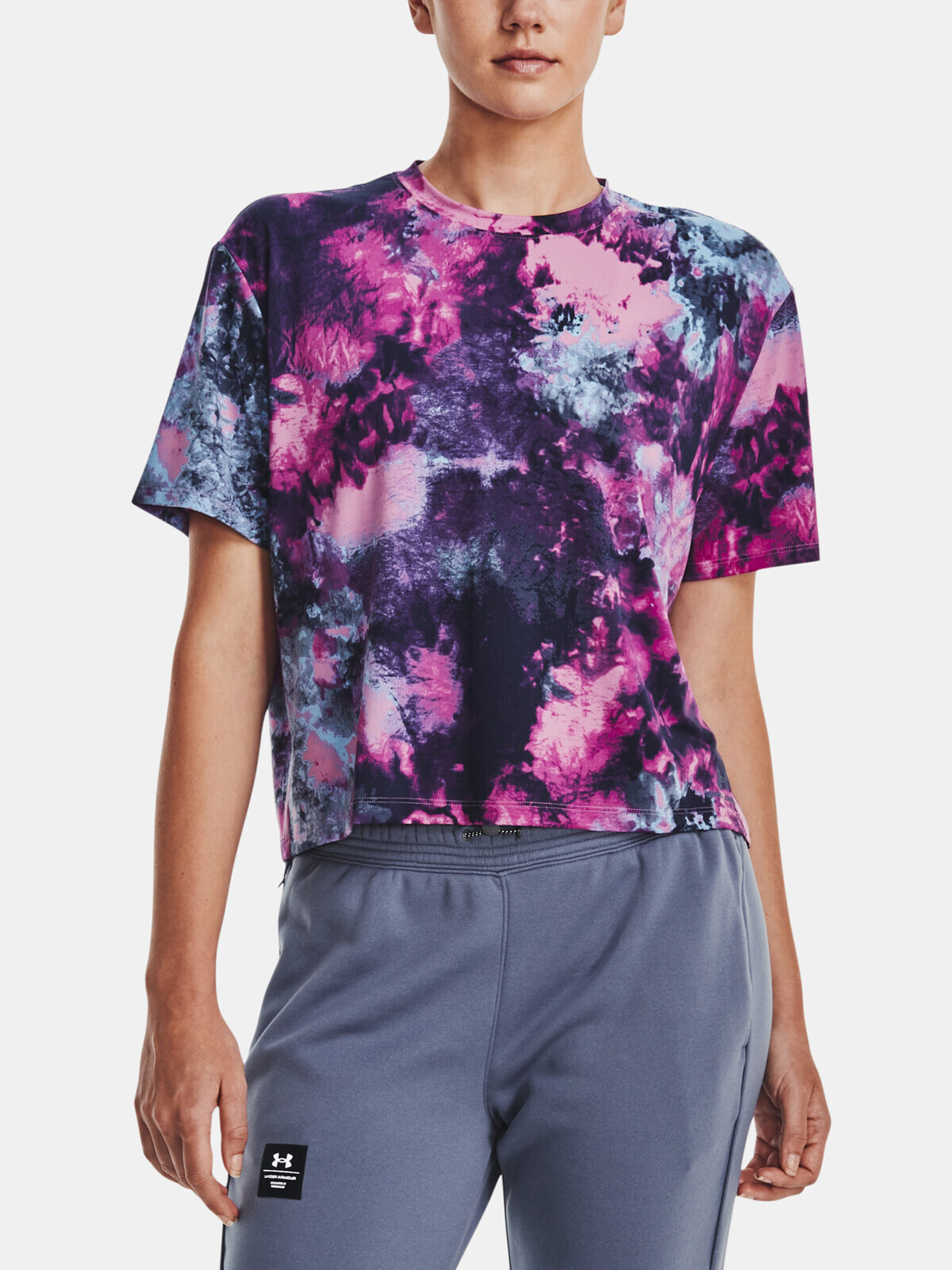 Under Armour T-Shirt UA Rush Energy Printed Top-NVY - Women