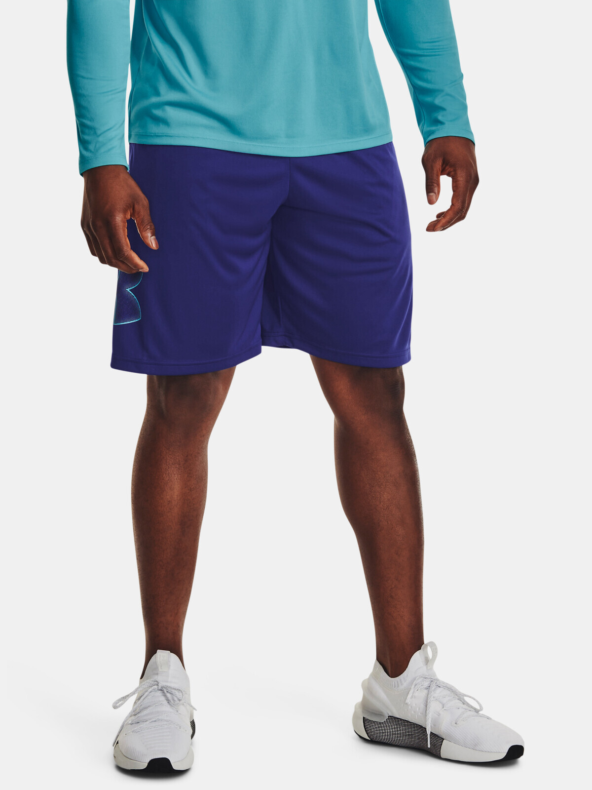 Šortky Under Armour UA TECH GRAPHIC SHORT-BLU - Muži