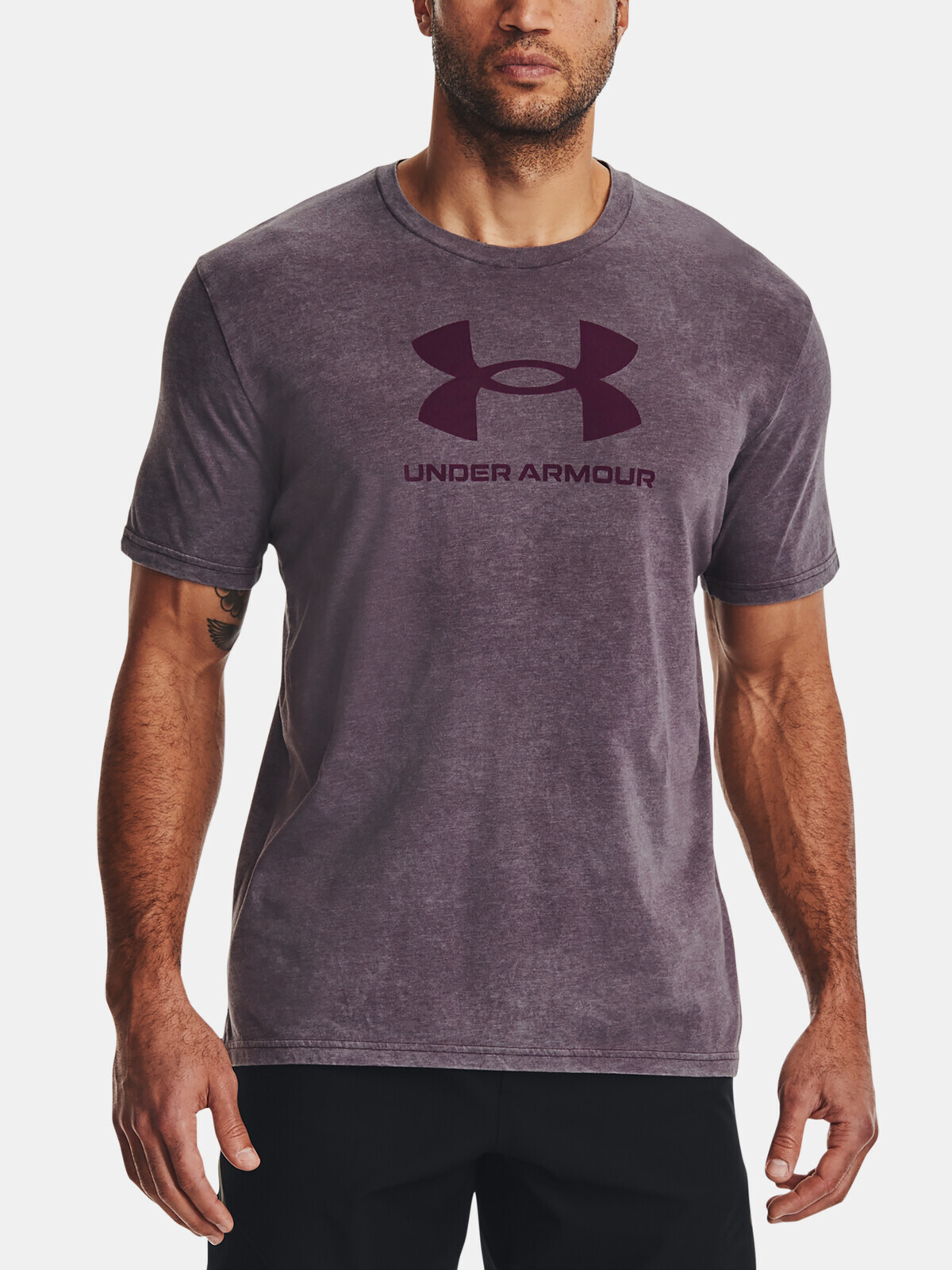 Under Armour T-Shirt UA WASH TONAL SPORTSTYLE SS-PPL - Men