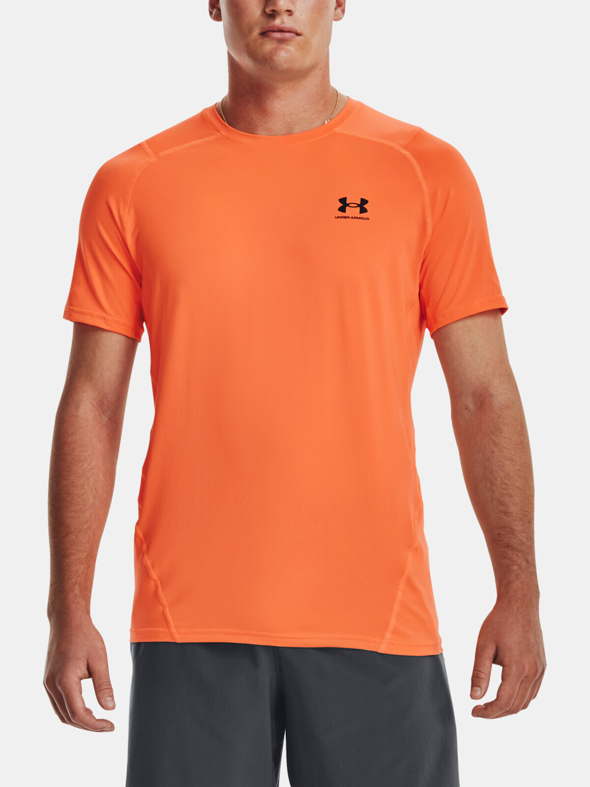Under Armour T-Shirt UA HG Armour Fitted SS-ORG - Men