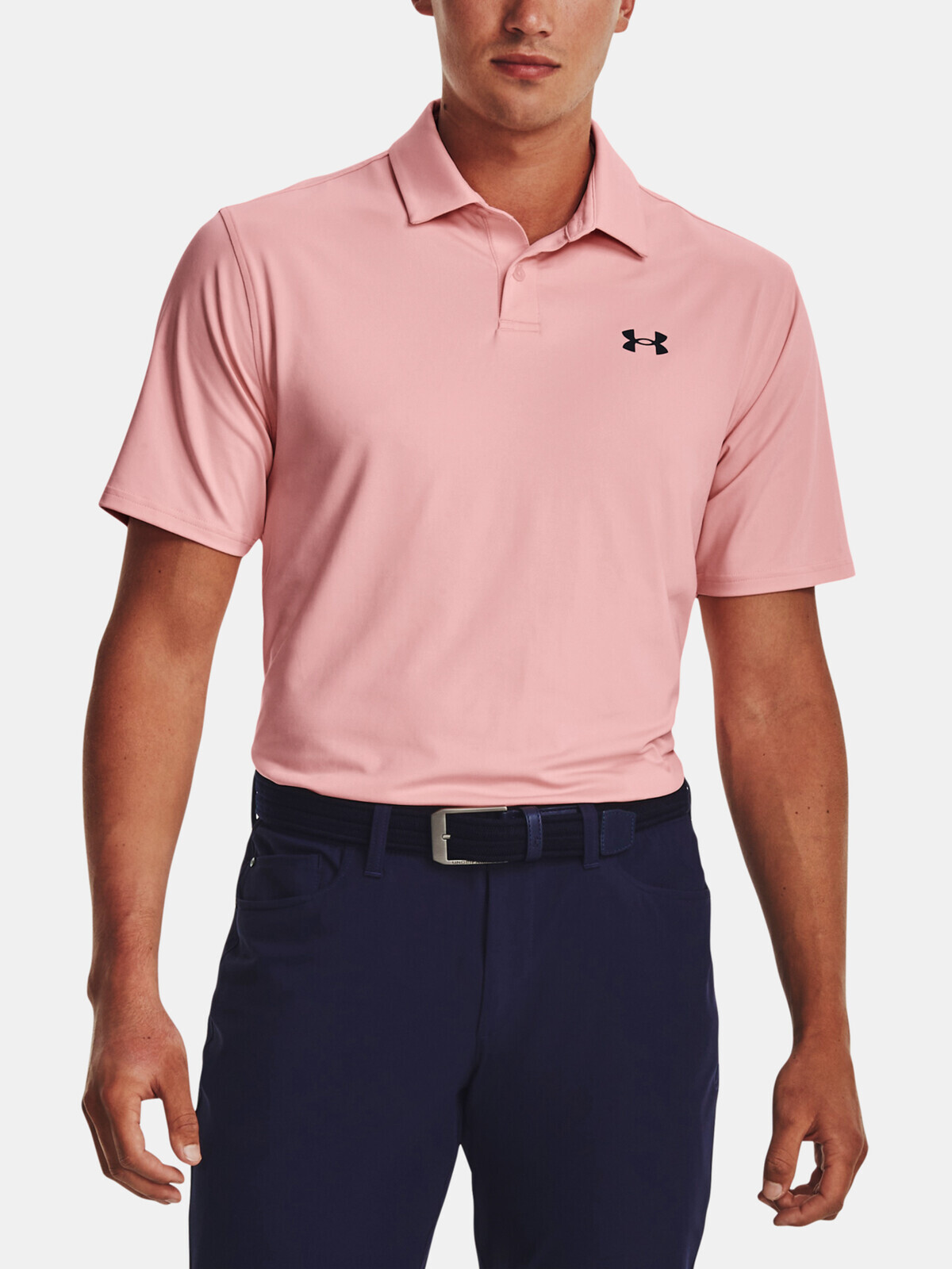 Svetloružové pánske polo tričko Under Armour