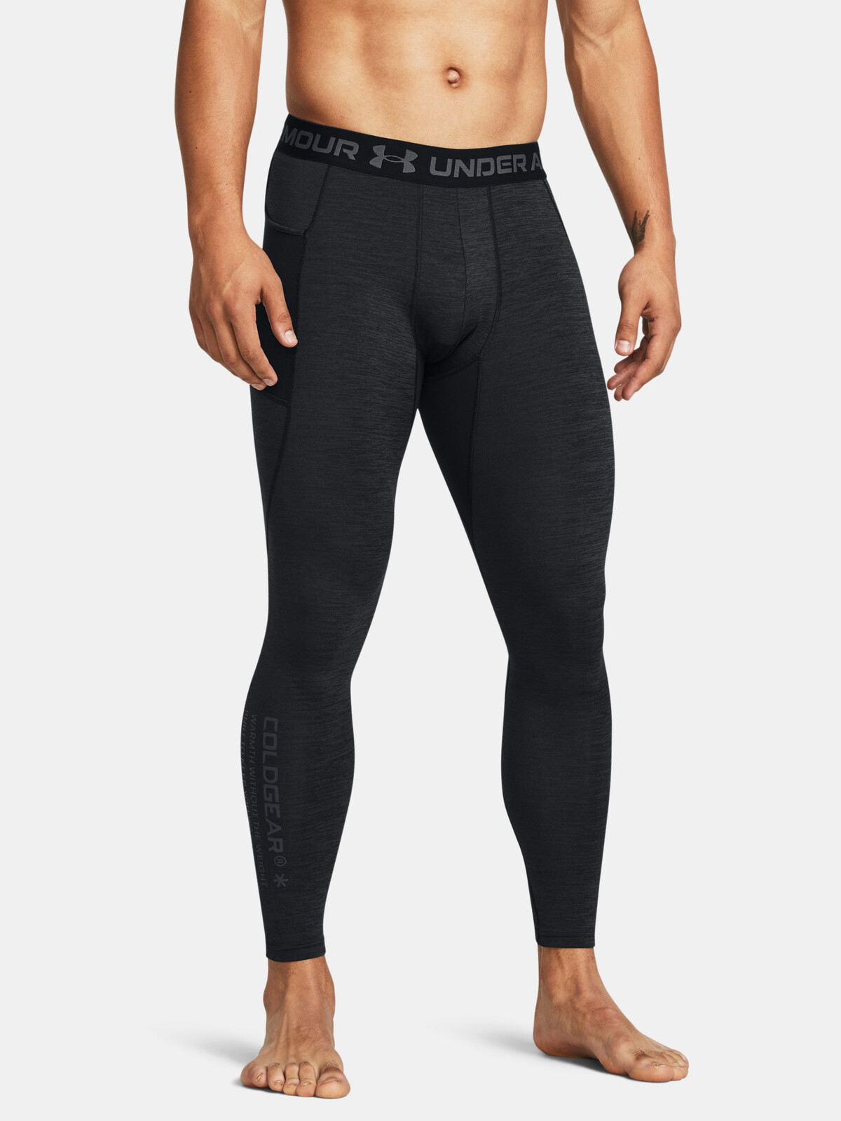 Čierne športové legíny Under Armour UA CG Armour Twist Lgs